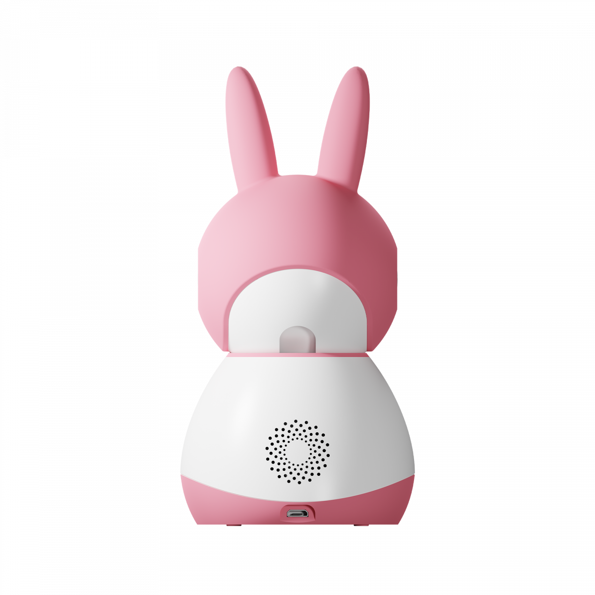 Růžovo bílá chůvička TESLA Smart Camera 360 Baby zadní pohled