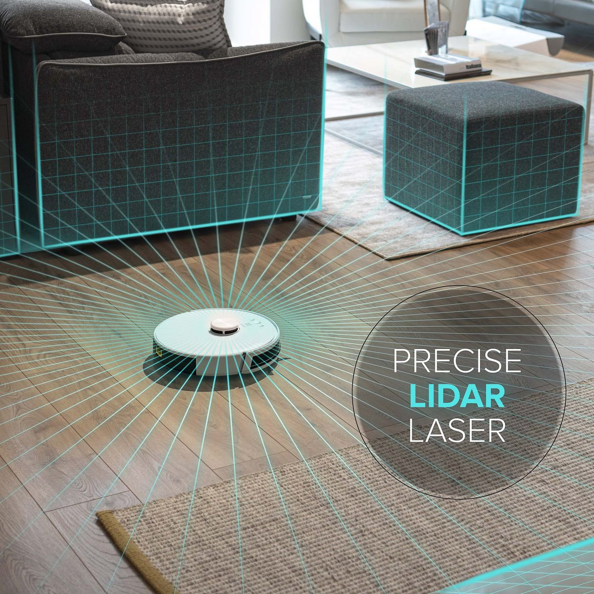 Aspiratorul robot inteligent  laser TESLA