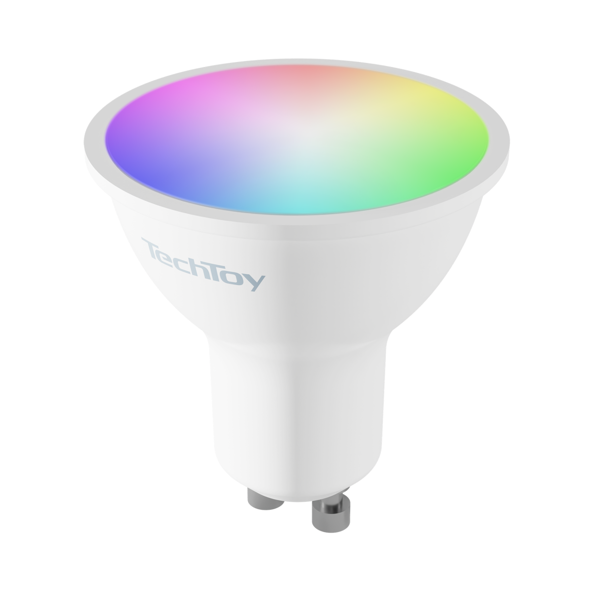 Becul TechToy Smart Bulb RGB 4.7W GU10 ZigBee de Tesla Smart