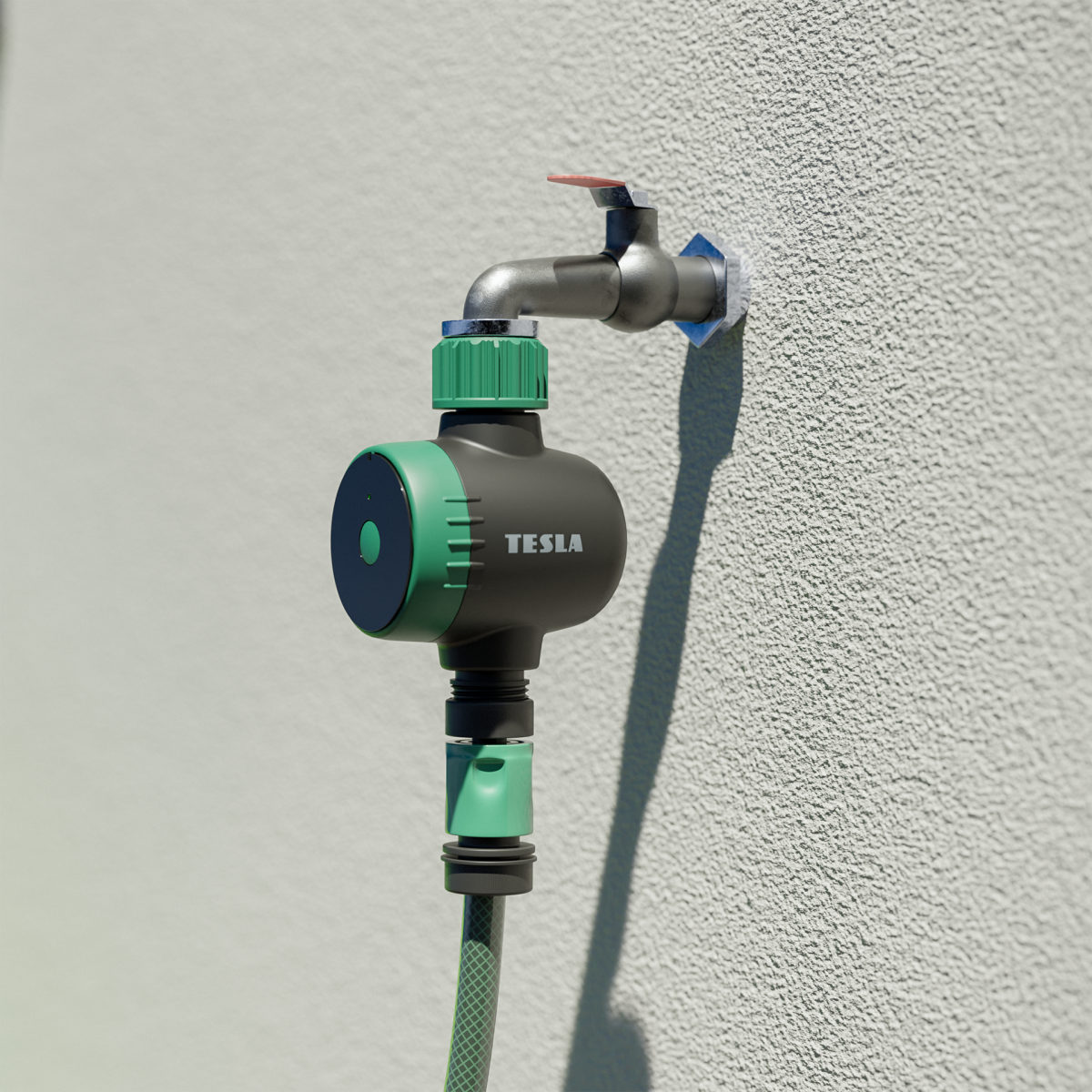 Chytrý venkovní vodní ventil Tesla Smart Outdoor Water Timer
